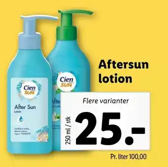 Aftersun lotion