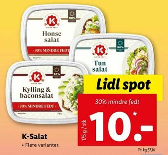 Let-Køb K-Salat tilbud