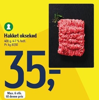 Føtex Hakket oksekød tilbud