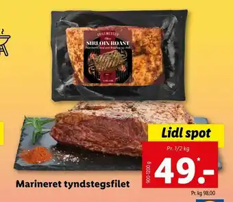 Marineret tyndstegsfilet