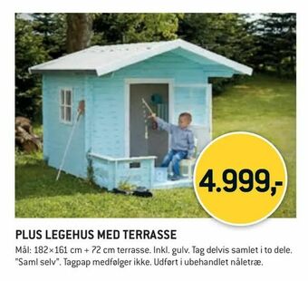 XL-BYG Plus legehus med terrasse tilbud