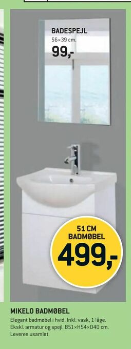 XL-BYG Mikelo badmøbel tilbud