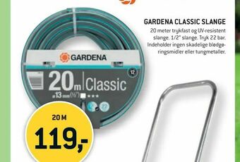 XL-BYG GARDENA CLASSIC SLANGE tilbud