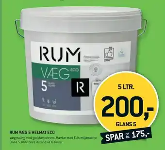 XL-BYG RUM VÆG 5 HELMAT ECO tilbud