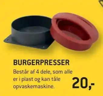 XL-BYG Burgerpresser tilbud