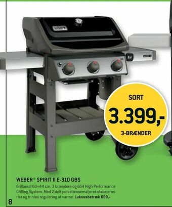 XL-BYG Weber® spirit ii e-310 gbs tilbud