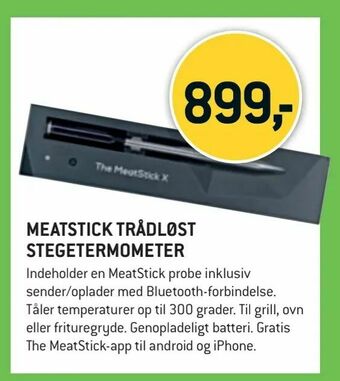 XL-BYG Meatstick trådløst stegetermometer tilbud