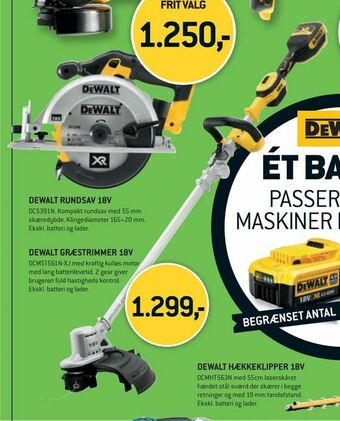 Dewalt græstrimmer 18v