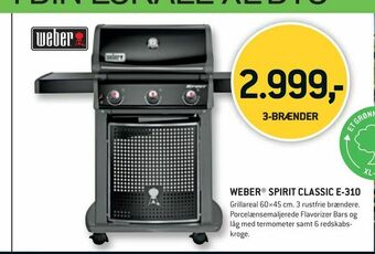 XL-BYG WEBER® SPIRIT CLASSIC E-310 tilbud