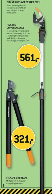 XL-BYG Fiskars universalsaks tilbud