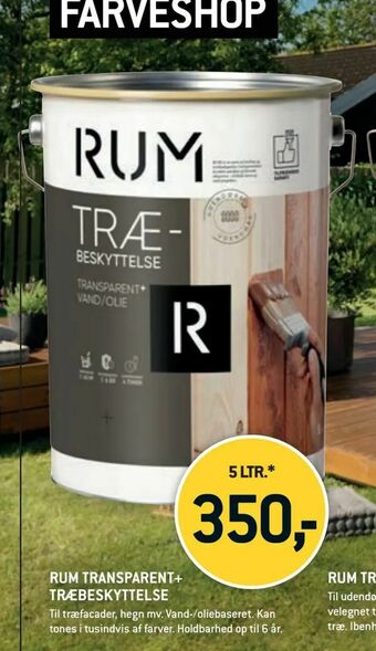 XL-BYG RUM TRANSPARENT+ TRÆBESKYTTELSE tilbud