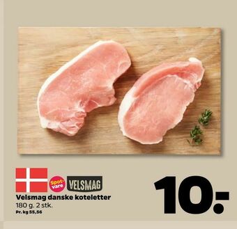 Netto Velsmag danske koteletter tilbud