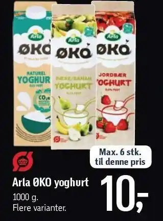 Føtex Arla øko yoghurt tilbud