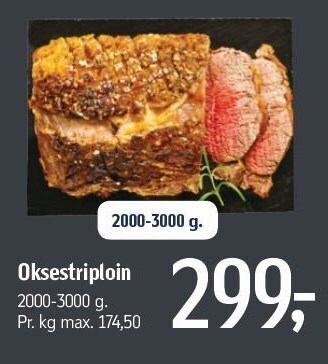 Føtex Oksestriploin tilbud