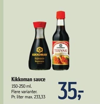 Føtex Kikkoman sauce tilbud