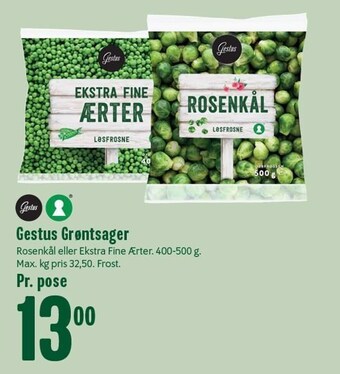 Min Købmand Gestus grøntsager tilbud