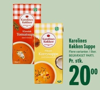 Min Købmand Karolines køkken suppe tilbud