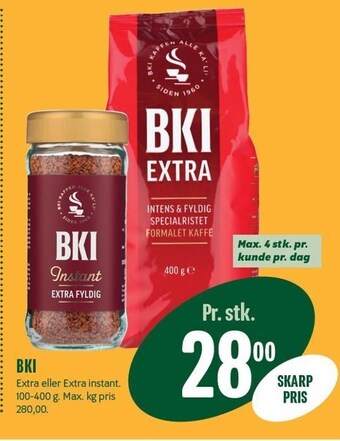 Min Købmand Bki tilbud