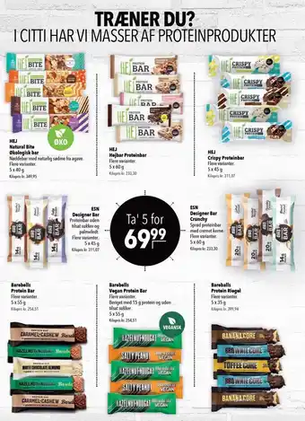 Citti Proteinbar tilbud