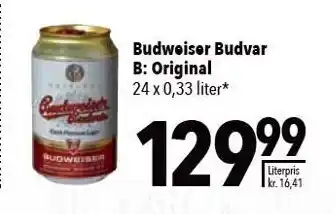 Citti Budweiser budvar tilbud
