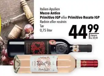 Citti Masso antico primitivo igp el. rosato tilbud