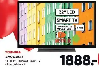Bilka Toshiba 32" led smart tv tilbud