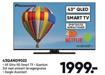 Bilka Prosonic 43" qled smart tv tilbud