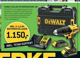 XL-BYG Dewalt kulløs xr boremaskine 18v tilbud