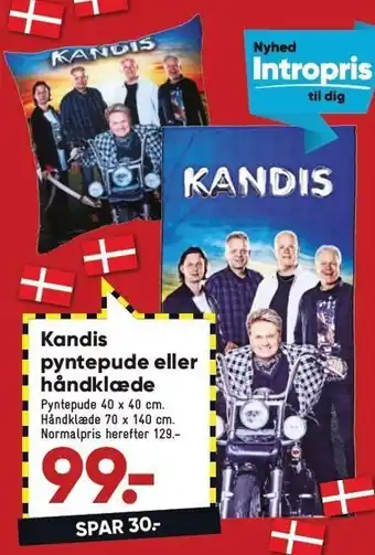 Bilka Kandis pyntepude el. håndklæde tilbud
