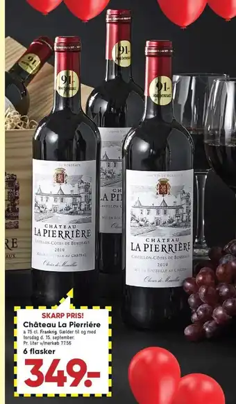 Château la pierriére - 6 fl.
