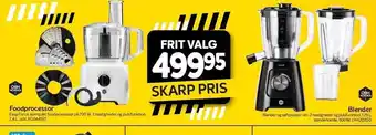 Din Isenkræmmer Foodprocessor el. blender tilbud