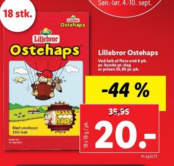 Lidl Lillebror Ostehaps tilbud