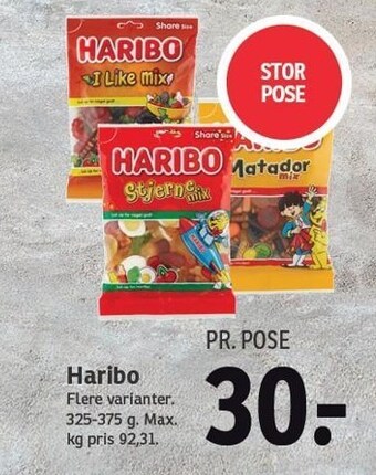 SPAR Haribo tilbud