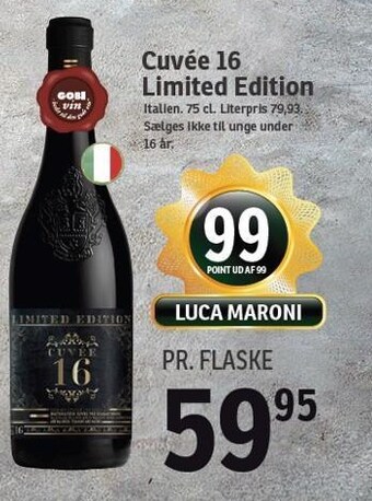 SPAR Cuvée 16 limited edition tilbud