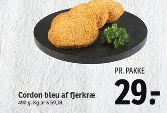 Cordon bleu af fjerkræ