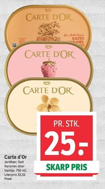 SPAR Carte d'or tilbud