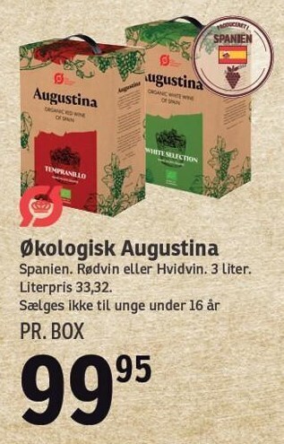 SPAR Økologisk augustina tilbud