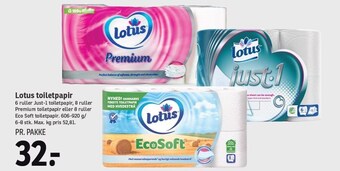 SPAR Lotus toiletpapir tilbud