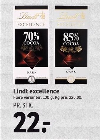 SPAR Lindt excellence tilbud