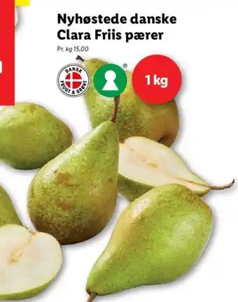 Lidl Nyhøstede Danske Clara Friis Pærer tilbud