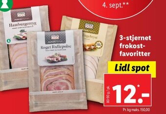 Lidl 3-Stjernet Frokost-Favoritter tilbud