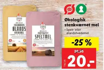Økologisk stenkværnet mel