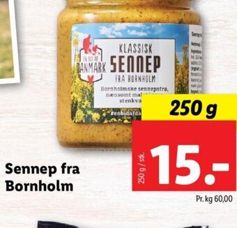 Lidl Sennep fra Bornholm tilbud