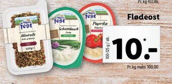 Lidl Flødeost tilbud