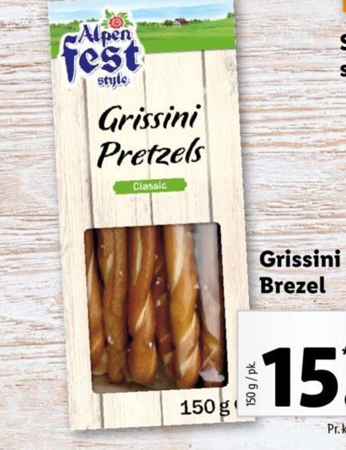 Grissini Brezel tilbud hos Lidl