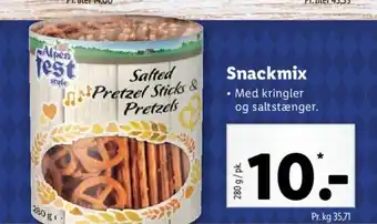 Lidl Snackmix tilbud