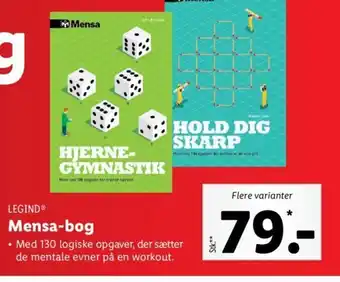Lidl Mensa-Bog tilbud