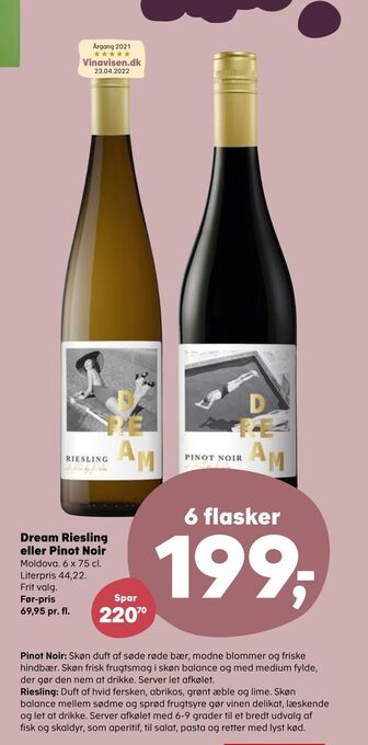 SuperBrugsen Dream riesling eller pinot noir tilbud