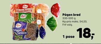 SuperBrugsen Pågen brød tilbud