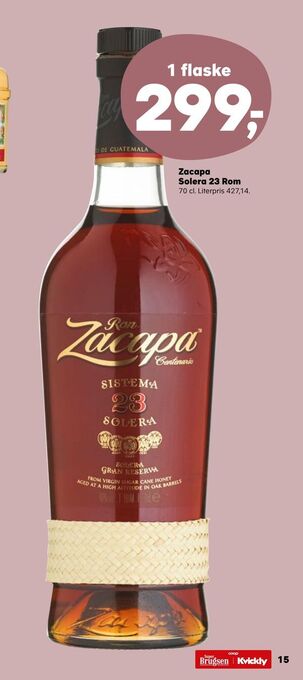 SuperBrugsen Zacapa solera 23 rom tilbud